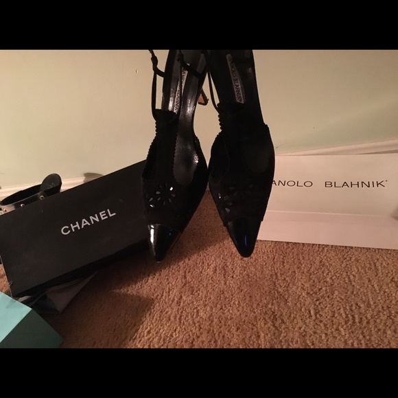 Authentic Manolo Blahnik slingback - Picture 1 of 8